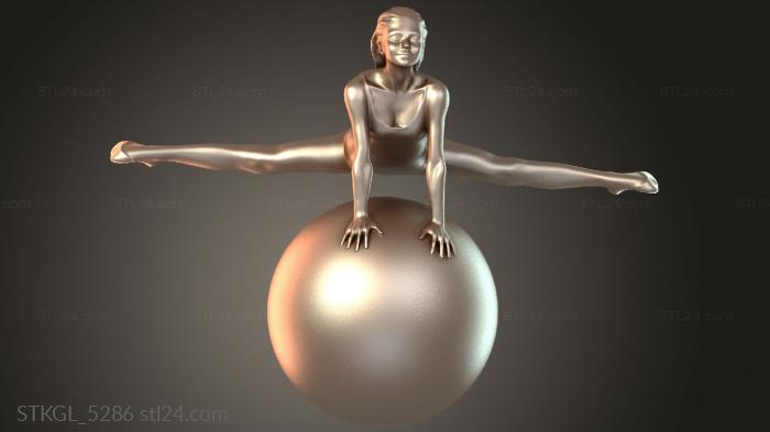 Acrobat on Ball Snapshot