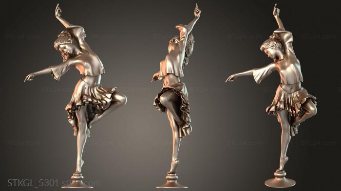 Figurines of girls (Agnia, STKGL_5301) 3D models for cnc