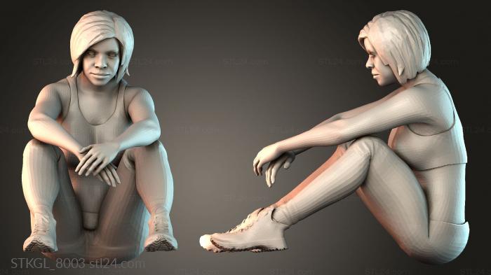 Women in sports 3d STL model