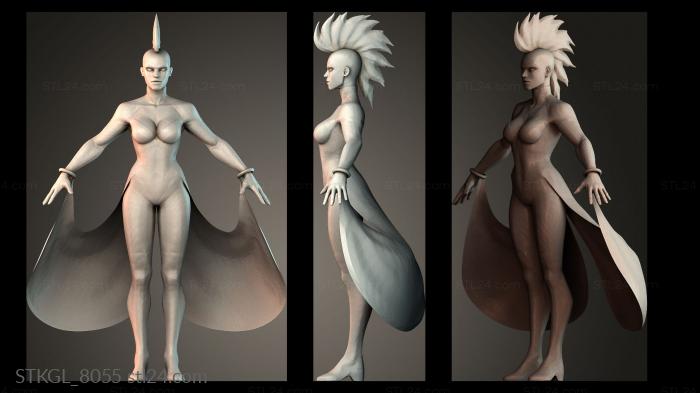 Women tempestade 3d STL model