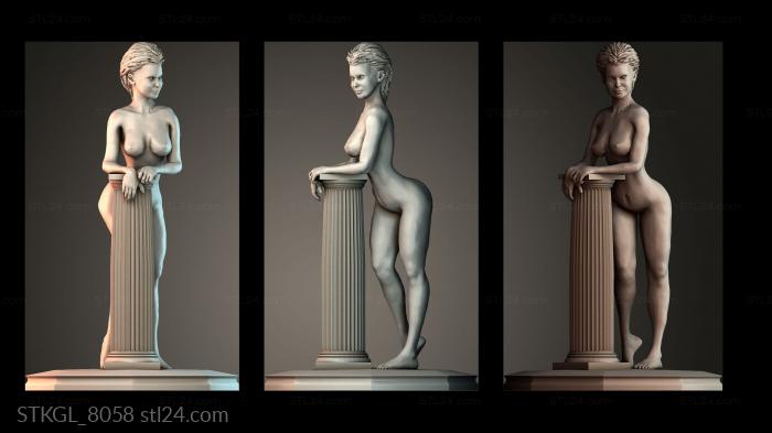 Pillar woman 3d STL model