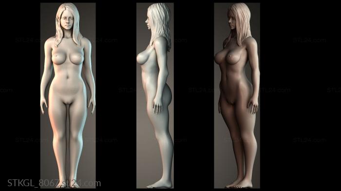 Woman 3d STL model