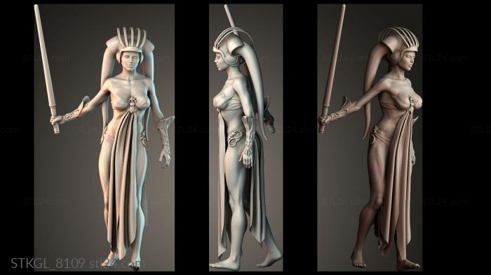 Women Jedi Master Aayla Secura 3d STL model