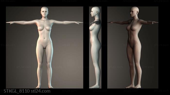 Women 3d STL model
