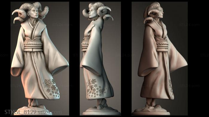 Miss Yuki Demon 3d STL model