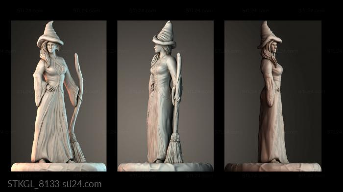 Witch Woman 3d STL model