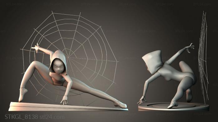 Women spider gwen 3d STL model