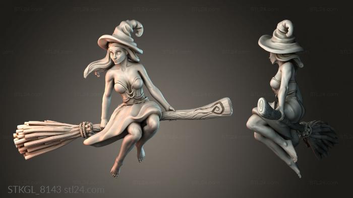 Woman witch 3d STL model