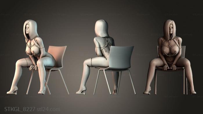 woman on chair