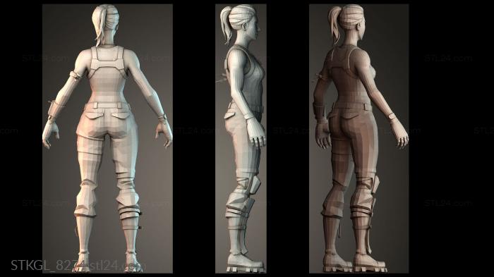 Miss indumentaria 3d STL model