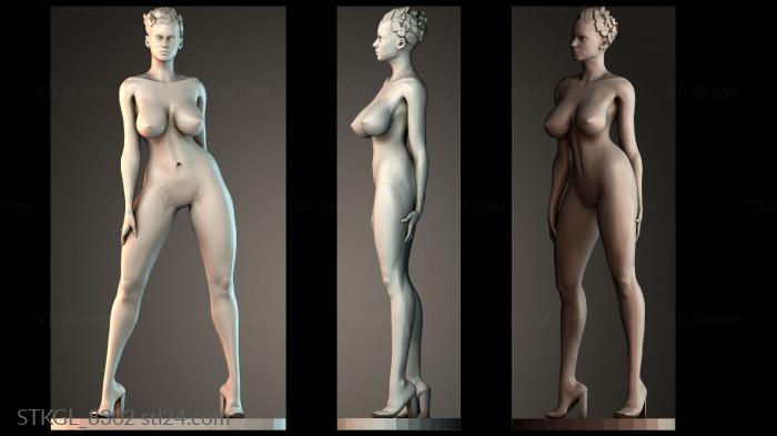 Lingerie girl 3d STL model