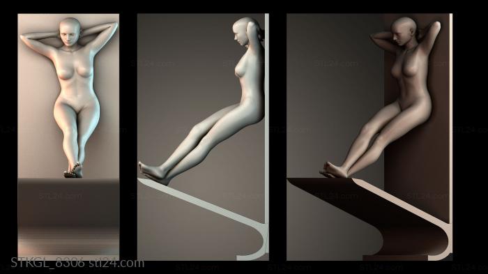 Stylized Figure Sculpture 3d STL model
