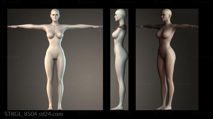 Another woman base 3d STL model