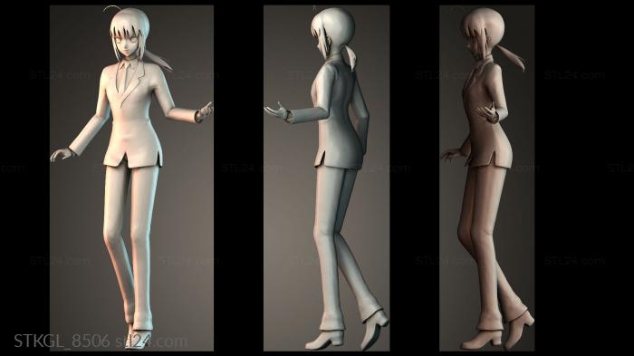 Women business style 3d STL model