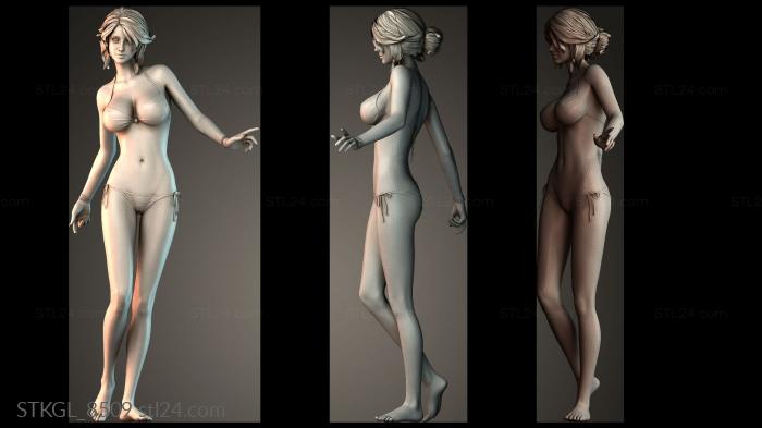 Women pretty 3d STL model