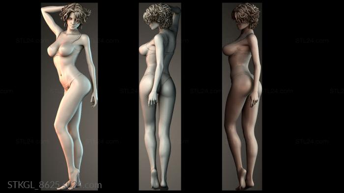 Woman sunbathing on the beach