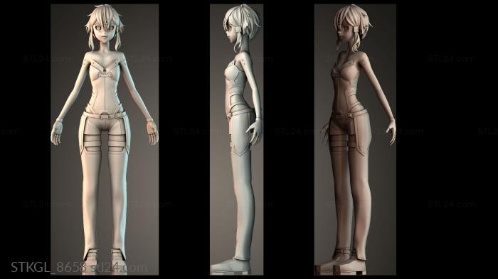 Miss Sinon sword art online obj