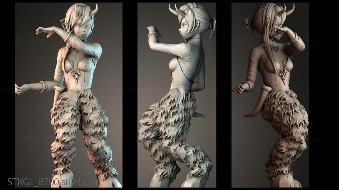 Satyr female 3d STL model