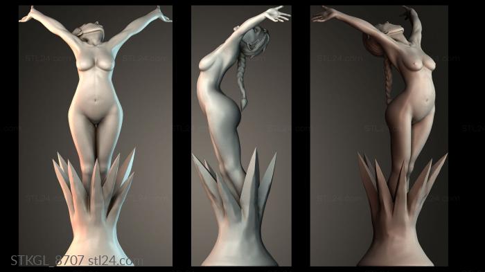 Women elsa 3d STL model