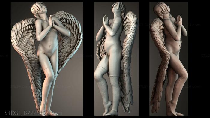 Women angel 3d STL model