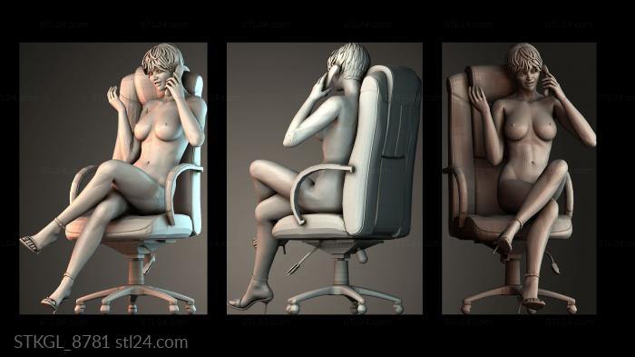 Female director 3d STL model