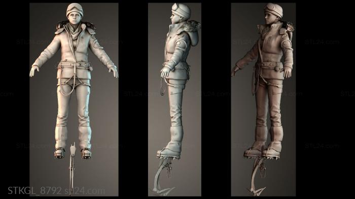 Lara has a girl climbing the mountain