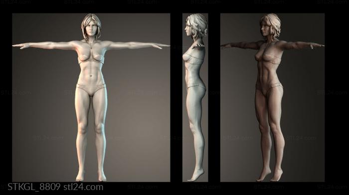 Miss Jyn Erso 3d STL model