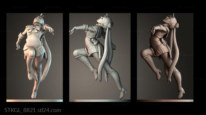 Miss Sailor Moon 3d STL model