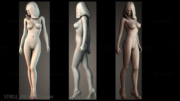 Girl 3d STL model