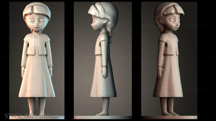 Girl - Elsa 3d STL model
