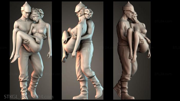 Boys and girls 3d STL model