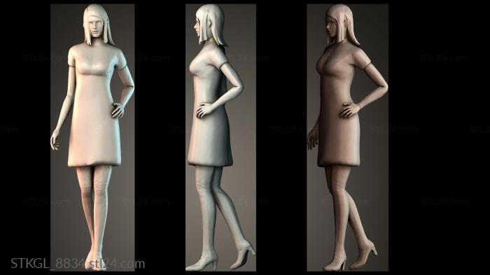 Female 3d STL model