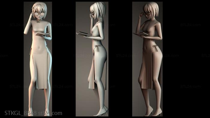 Miss Yuki 3d STL model