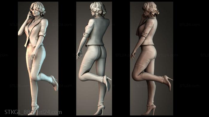 Woman 3d STL model