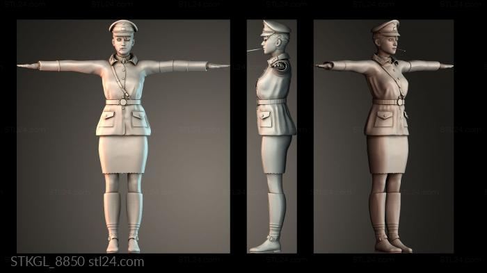 German Girl 3d STL model