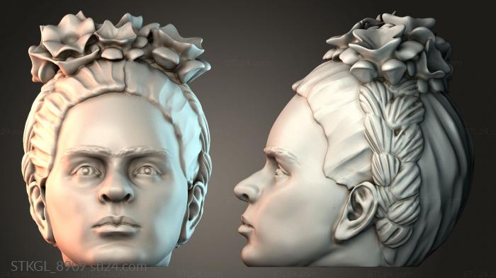 Frida Kahlo 3d STL model
