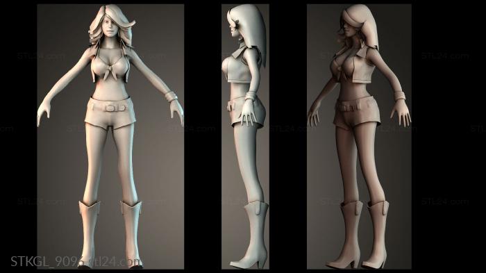 Hot Girl 3d STL model