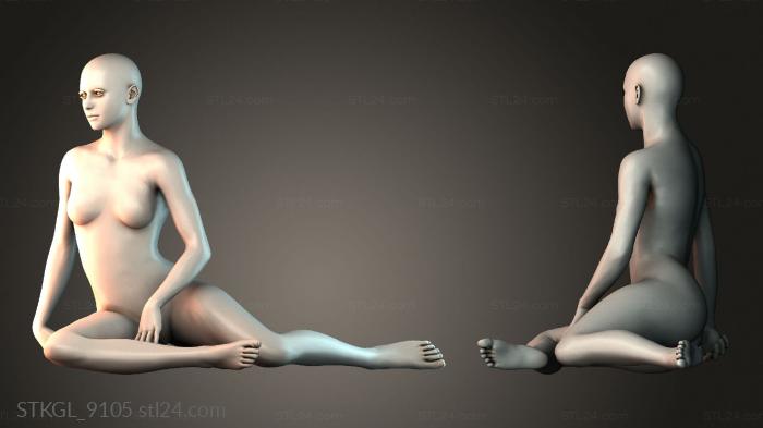 Yoga practice 3d STL model