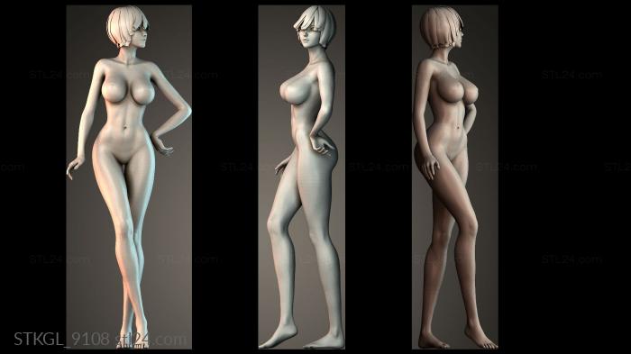 Woman 3d STL model