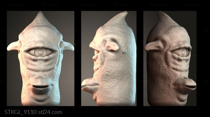 Face for finger 3d STL model