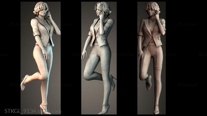 Alluring woman 3d STL model