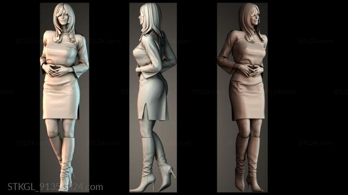 Woman 3d STL model
