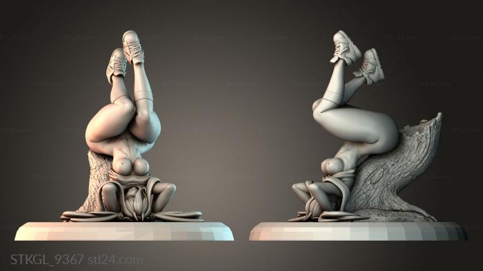 Girl personality 3d STL model