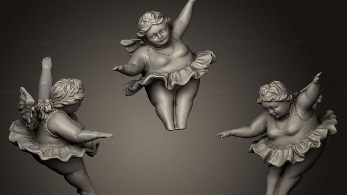 Статуэтки люди (Орнамент балерины, STKH_0083) 3D модель для ЧПУ станка