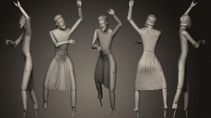 Статуэтки люди (Никодим Давалламент Эрилл ла Валль МЕВ, STKH_0126) 3D модель для ЧПУ станка