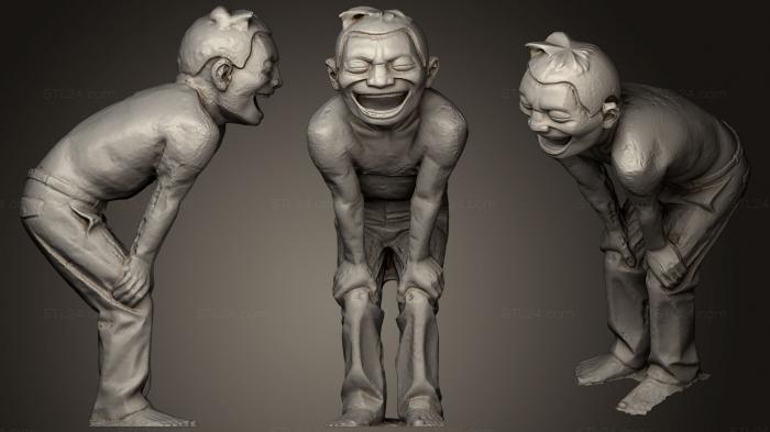 Figurines of people (A maze ing Laughter by Yue Minjun, STKH_0169) 3D models for cnc