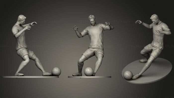 Figurines of people (Footballer Sledgestrike 01, STKH_0250) 3D models for cnc