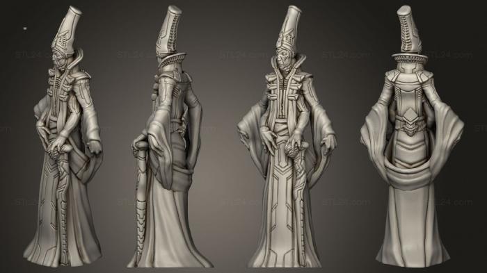 Figurines of people (Alien Councilman A Based 002, STKH_0371) 3D models for cnc