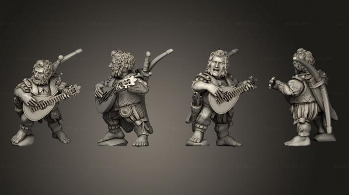 Figurines of people (Archers Musician, STKH_0382) 3D models for cnc