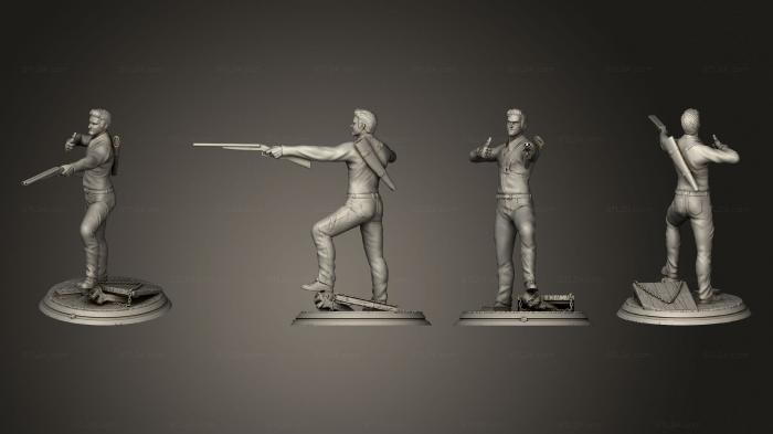 Figurines of people (Ash Williams, STKH_0385) 3D models for cnc